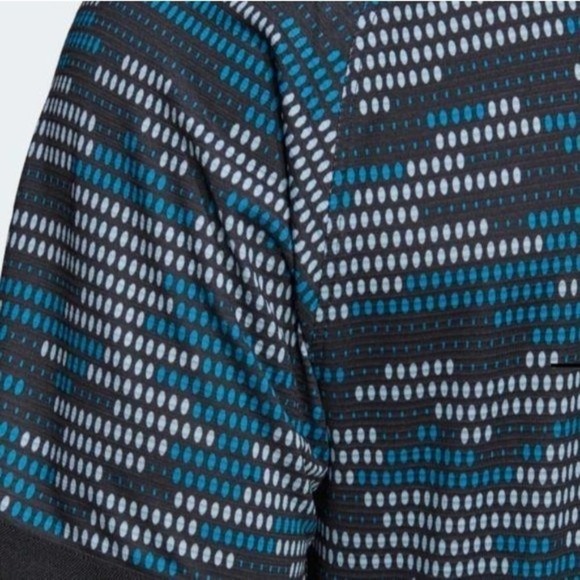 Adidas Primeblue Blue Black Logo Tee Shirt NWT XL - Picture 6 of 12